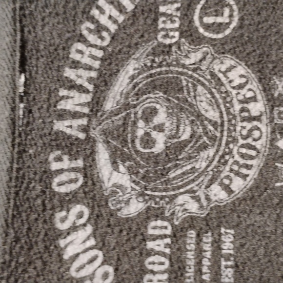 RARE! Sons Of Anarchy Reaper Crew Road Gear Full Zip Jacket W Hood Sz.L - Picture 7 of 16